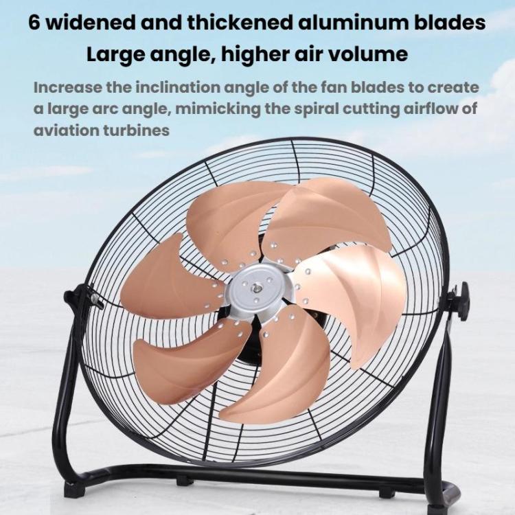 Powerful High Power Floor Fan Industrial Electric Fan, CN Plug