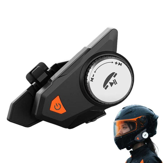 M9 Motorcycle Helmet Bluetooth Headset IPX6 Waterproof,  Auto Answer, HD Sound for Riders/Delivery/Group Intercom