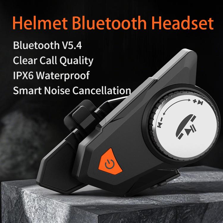 M9 Motorcycle Helmet Bluetooth Headset IPX6 Waterproof,  Auto Answer, HD Sound for Riders/Delivery/Group Intercom