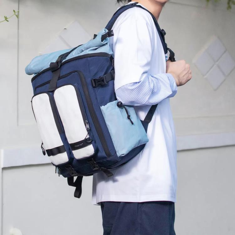 Tigernu Unisex Waterproof Travel Backpack Roll-Top Expandable Design with 15.6-inch Laptop & Tablet Compartment