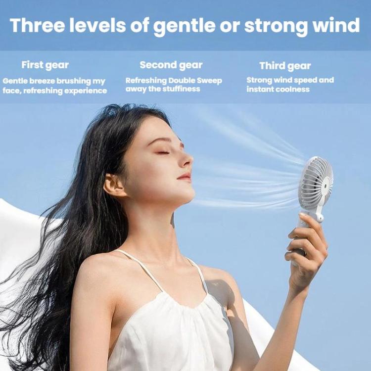 Folding Hanging Umbrella Fan USB Handheld Portable Umbrella Clip Fan Compact Desktop Fan