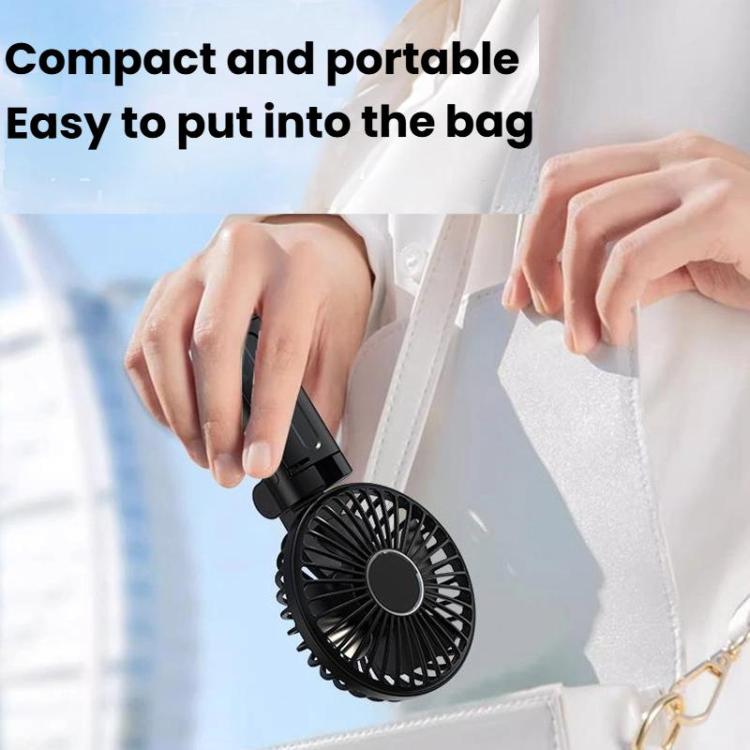 Folding Hanging Umbrella Fan USB Handheld Portable Umbrella Clip Fan Compact Desktop Fan