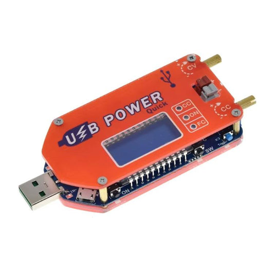 USB 15W Adjustable Power Supply Module LCD Display Mobile Boost Cable, DP3A