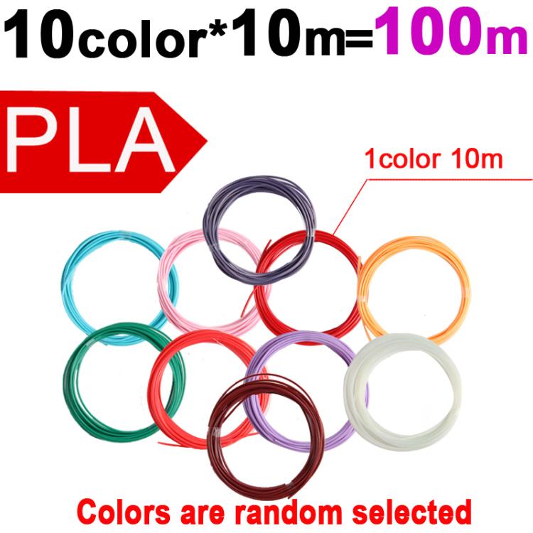 PLA 3D Printer Filament 1.75mm Multicolor Filament Bundle for 3D Pen & Crafting, 36m 12 Colors x 3m, 60m 20 Colors x 3m, 90m 30 Colors x 3m, 50m 10 Colors x 5m, 75m 15 Colors x 5m, 100m 20 Colors x 5m, 150m 30 Colors x 5m, 100m 10 Colors x 10m         ...