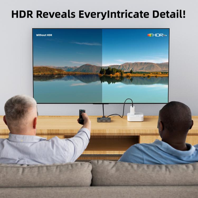 DisplayPort Switch 8K 30Hz HD Splitter For Computer Screen