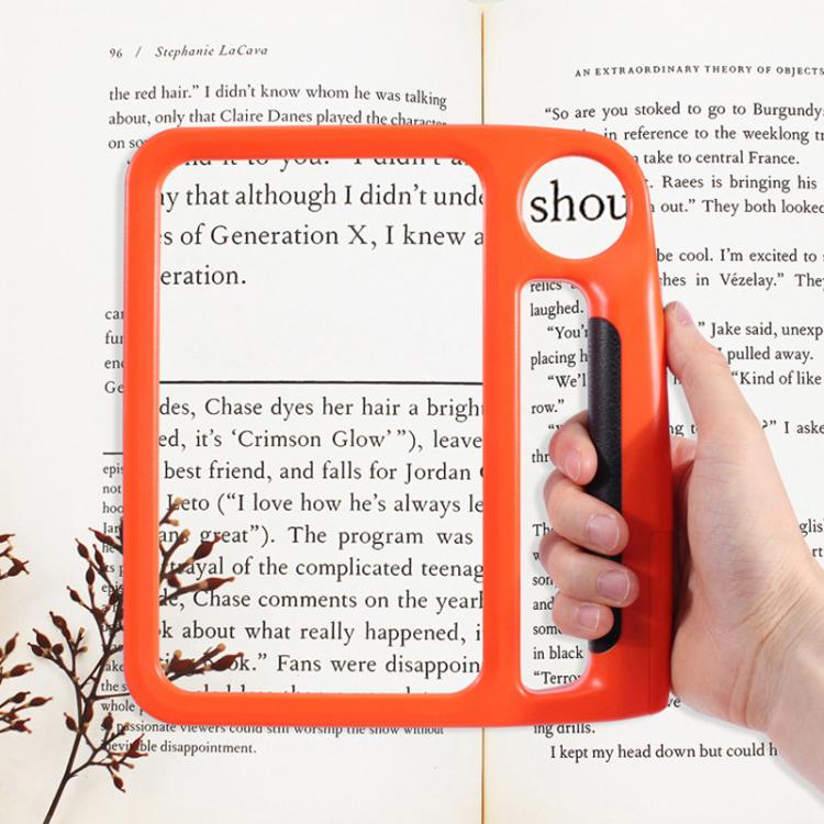 5/10X 48LEDs Magnifier 3 Colors Cold Warm Brightness Adjustment Handheld Loupe