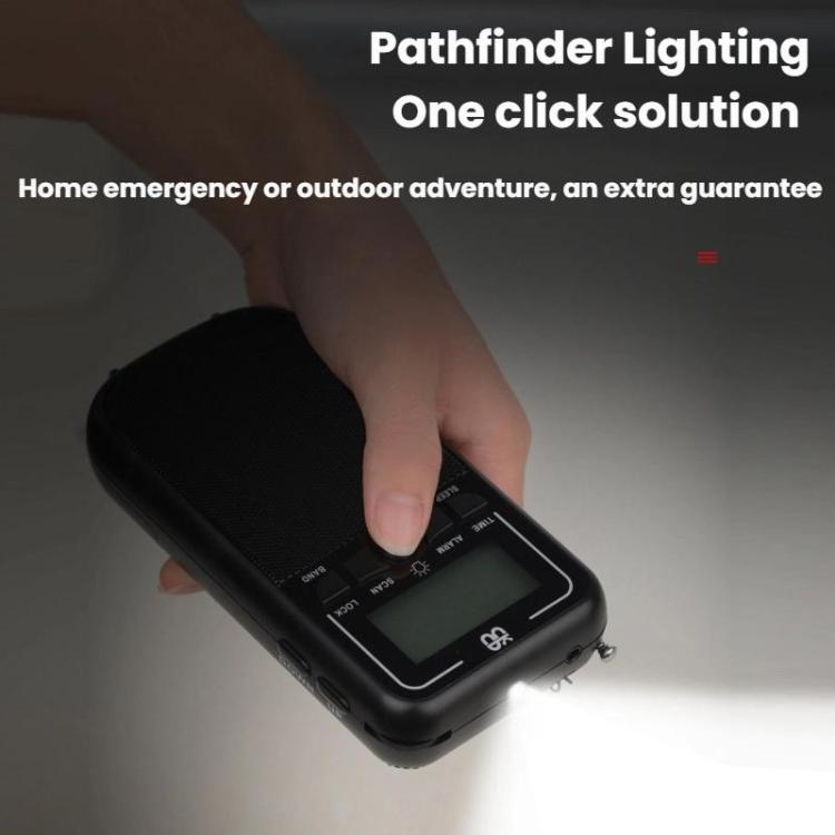 Portable FM/AM/SW Multi-Band High-Sensitivity Clock-Controlled Radio Player, For EU, For US