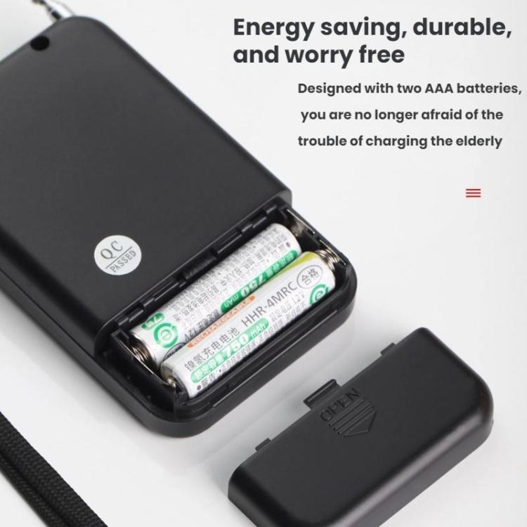 Portable FM/AM Clock-Controlled Stereo Pocket Radio Player, For EU, For US