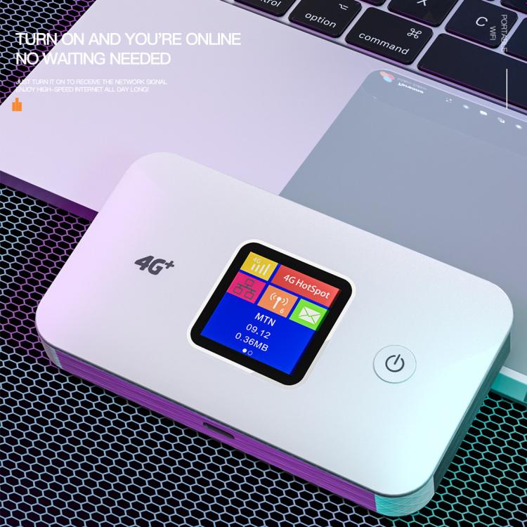 MF801 4G CAT7 Dual Band Portable WIFI LTE 300M Wireless Plug-in Router Color Screen MIFI Mobile Hotspot