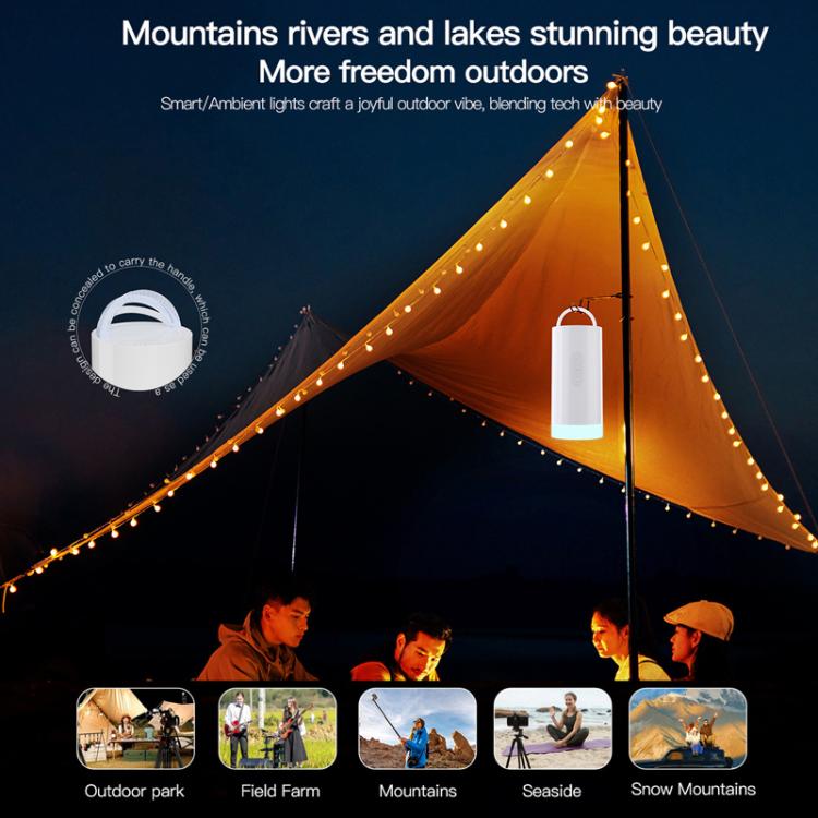 CAF902 4G CPE CAT7 SIM Card Router Colorful Camping Light Outdoor LTE Portable WiFi Hotspot, EU Plug
