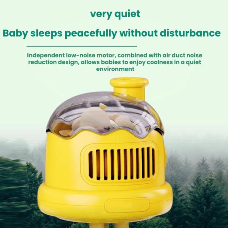 Octopus Clip-On Handheld Silent Bladeless Fan For Strollers