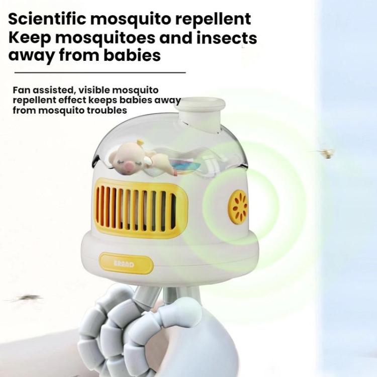 Octopus Clip-On Handheld Silent Bladeless Fan For Strollers