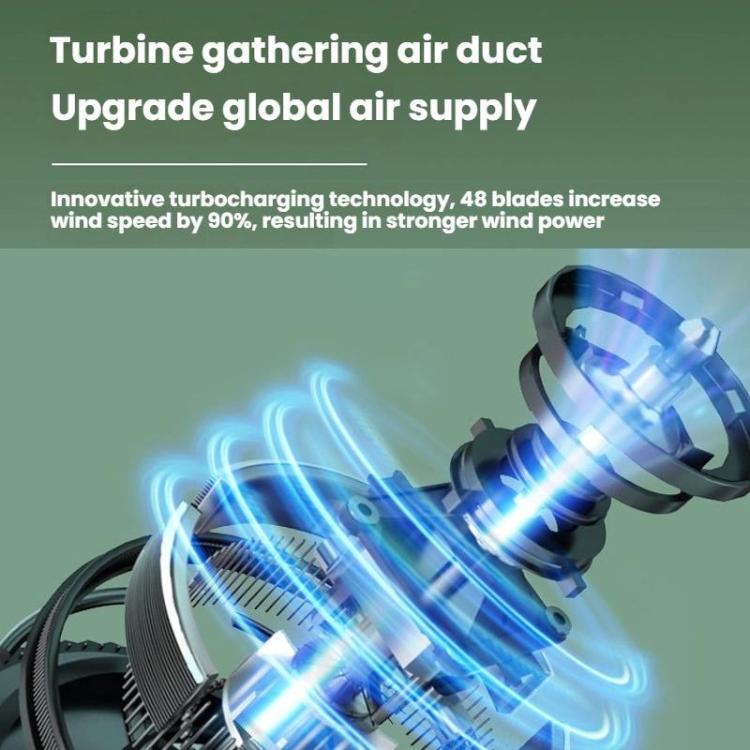 Octopus Clip-On Handheld Silent Bladeless Fan For Strollers