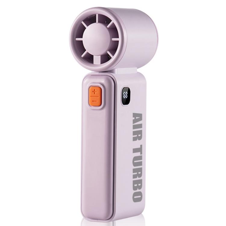 WH14 Handheld Digital Display Fan Outdoor Portable High Speed Fan