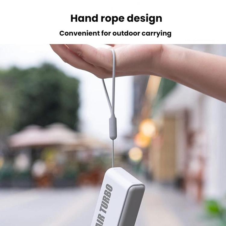 WH14 Handheld Digital Display Fan Outdoor Portable High Speed Fan