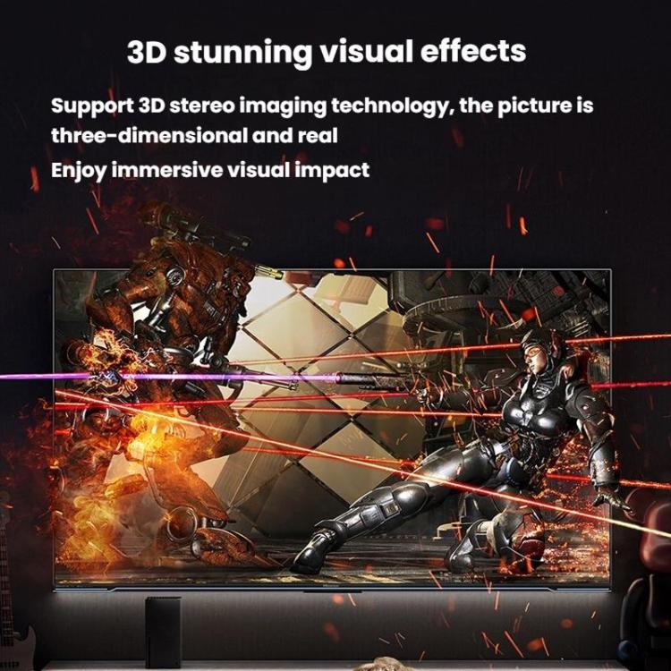 DP2.1 Male To Male 8K 60Hz HD Fiber Optic Cable For TV Computer Monitors Projectors, 10M, 15M, 20M, 25M, 30M, 40M, 50M