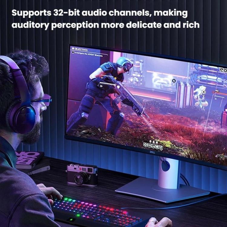 DP2.1 Male To Male 8K 60Hz HD Fiber Optic Cable For TV Computer Monitors Projectors, 10M, 15M, 20M, 25M, 30M, 40M, 50M