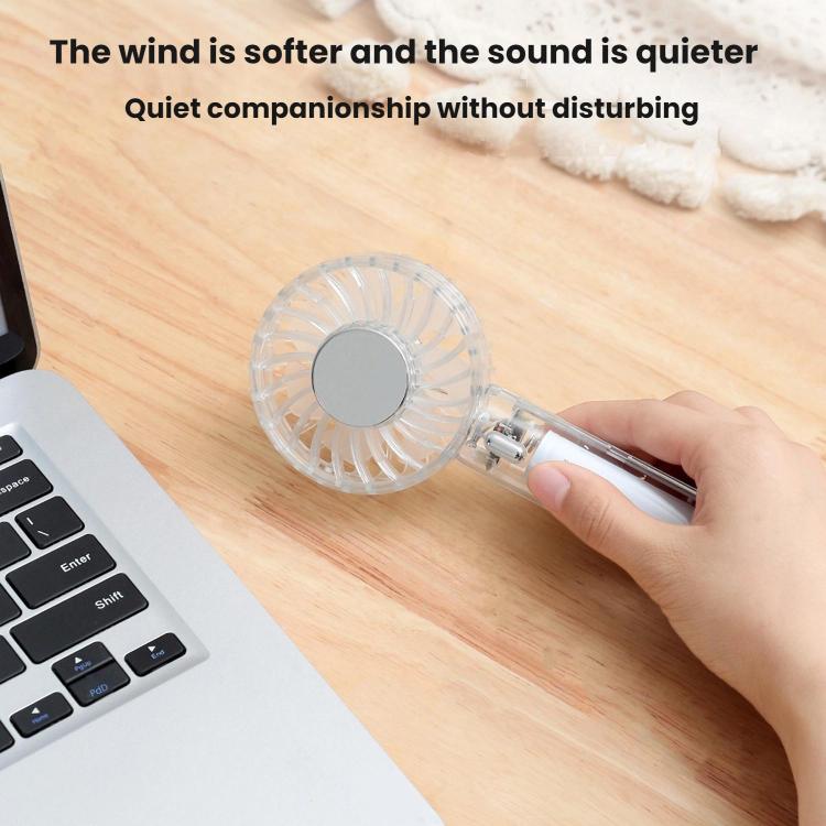 YL14 Transparent Handheld Fan USB Outdoor Portable Fan, YL14