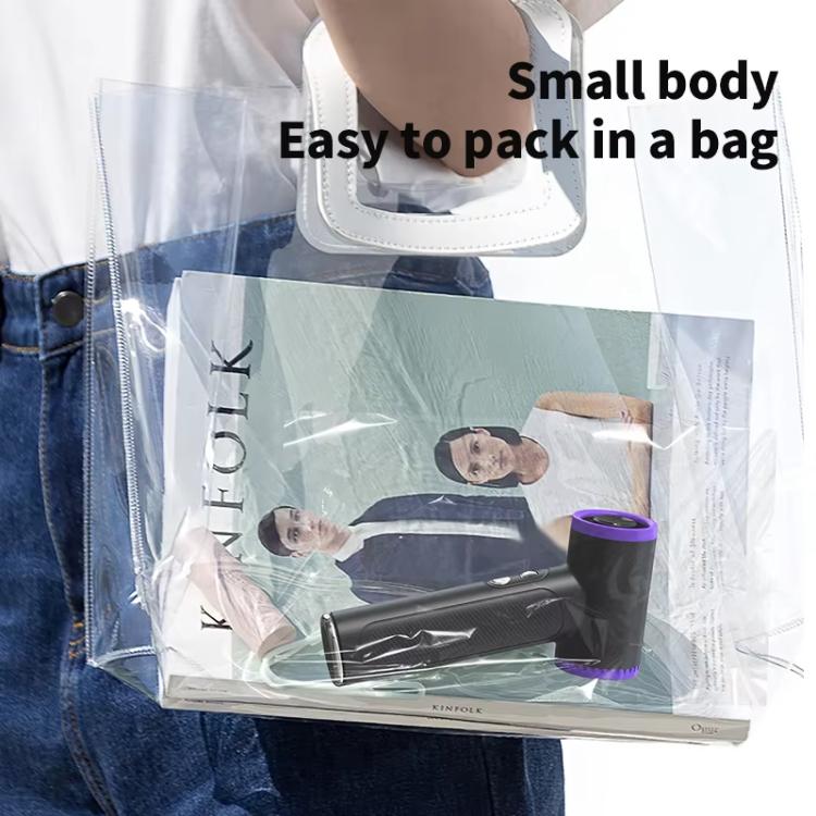 WT23 Handheld Digital Display Turbine Fan Outdoor Stepless Variable Speed Fan