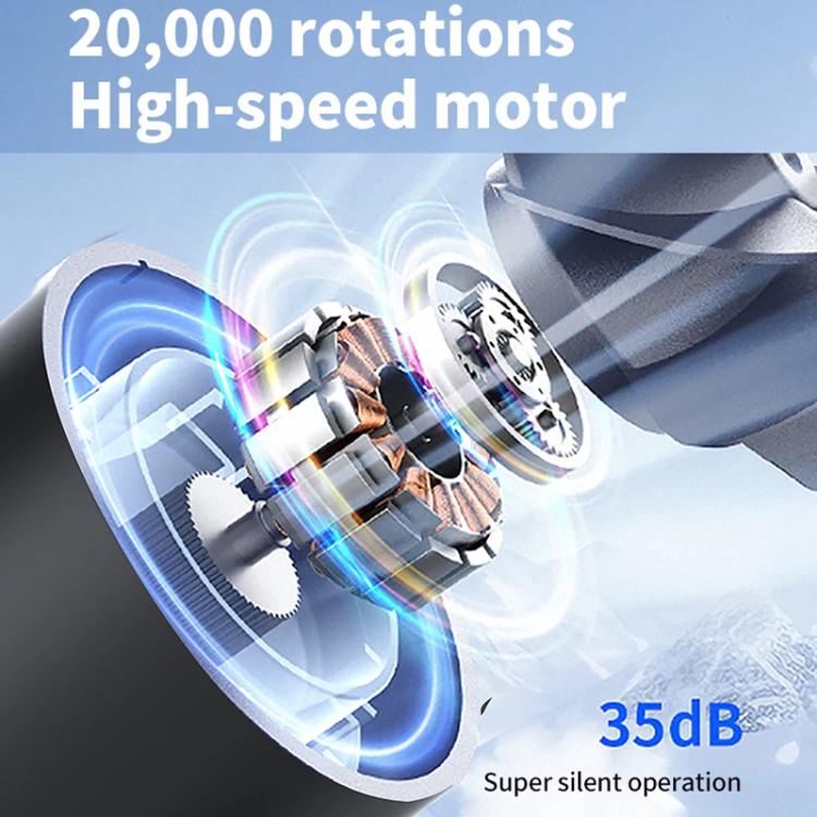 WT23 Handheld Digital Display Turbine Fan Outdoor Stepless Variable Speed Fan