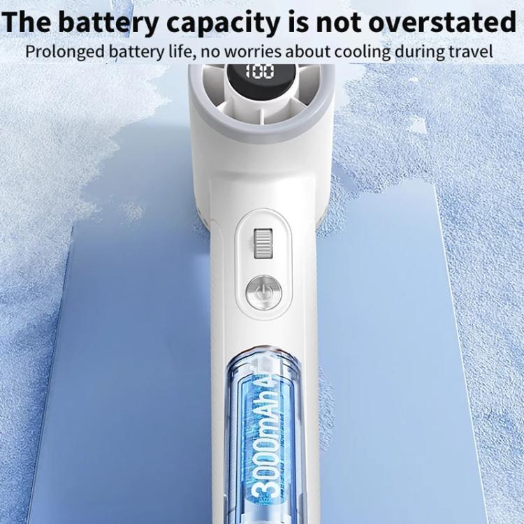 WT23 Handheld Digital Display Turbine Fan Outdoor Stepless Variable Speed Fan