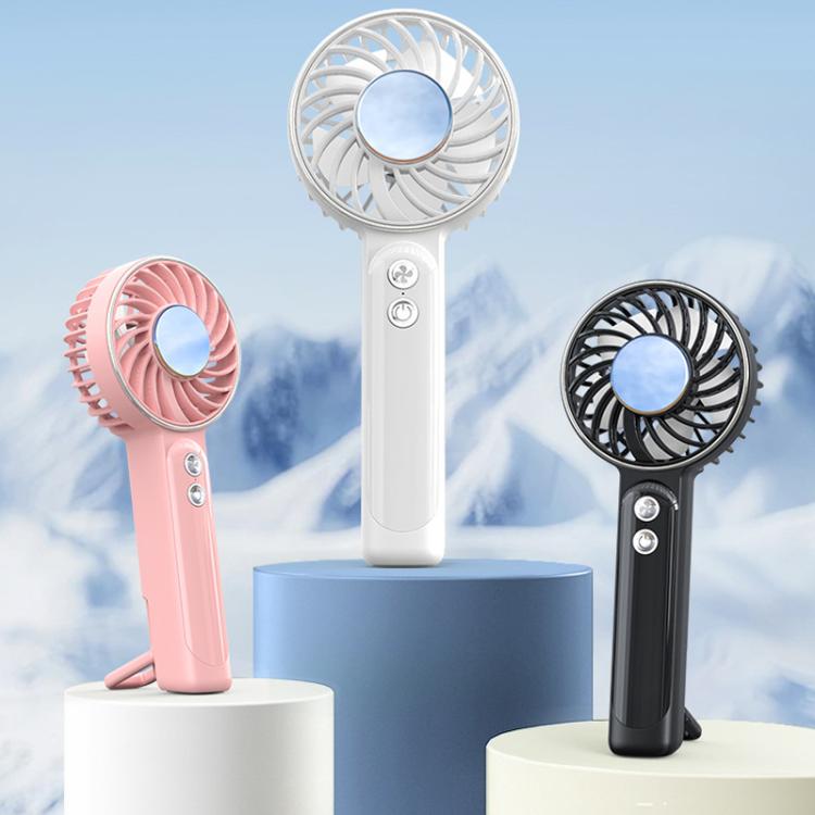 WT25 Handheld Fan With Lanyard Clip USB Desktop Silent Rechargeable Fan