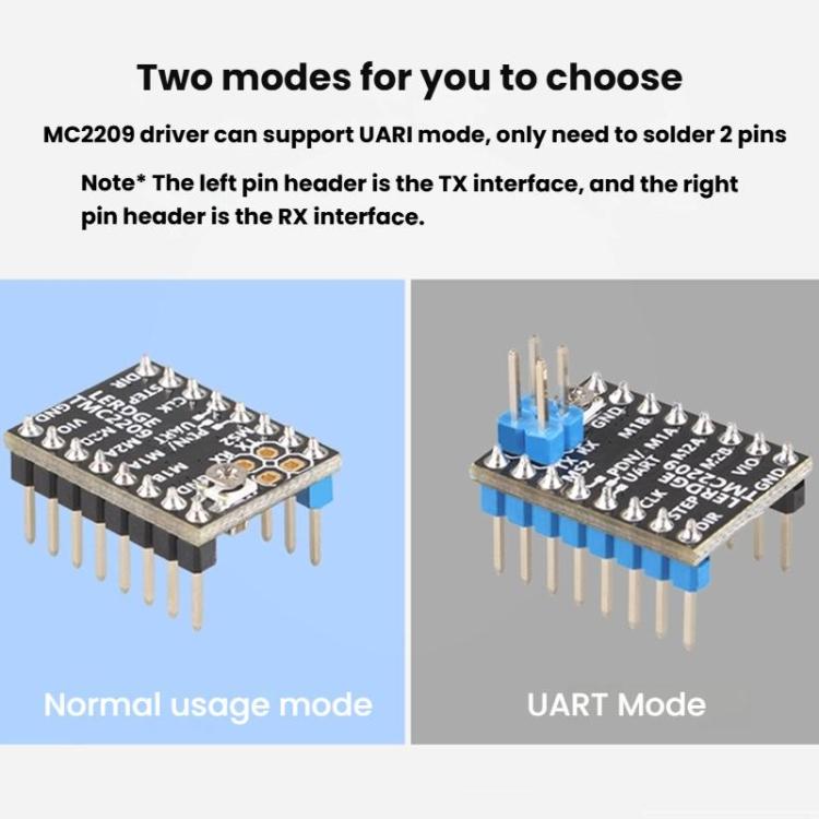 TMC2209 Driver High-Current High-Microstepping Replacement For 2208, A4988, LV8729 3D Printer Accessory