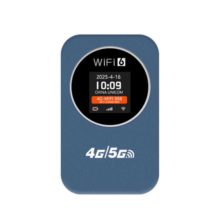 4G/5G Portable WiFi Hotspot 300Mbps Mobile Router With Time Display, 3000mAh Built-In Battery, Asia Edition, Eurasian Edition