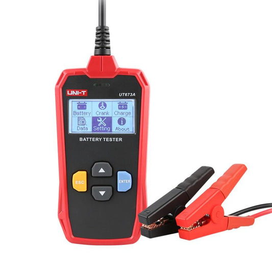 Car Battery Tester For AGM/GEL/EFB & Standard Batteries 3-250Ah Capacity Analyzer