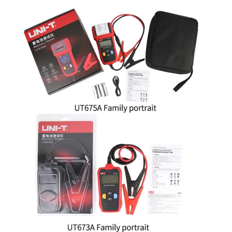 Car Battery Tester For AGM/GEL/EFB & Standard Batteries 3-250Ah Capacity Analyzer