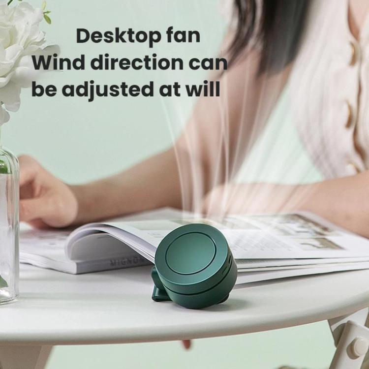 F10 3 Speed Clip-On Quiet Fan USB Mini Desktop Handheld Fan