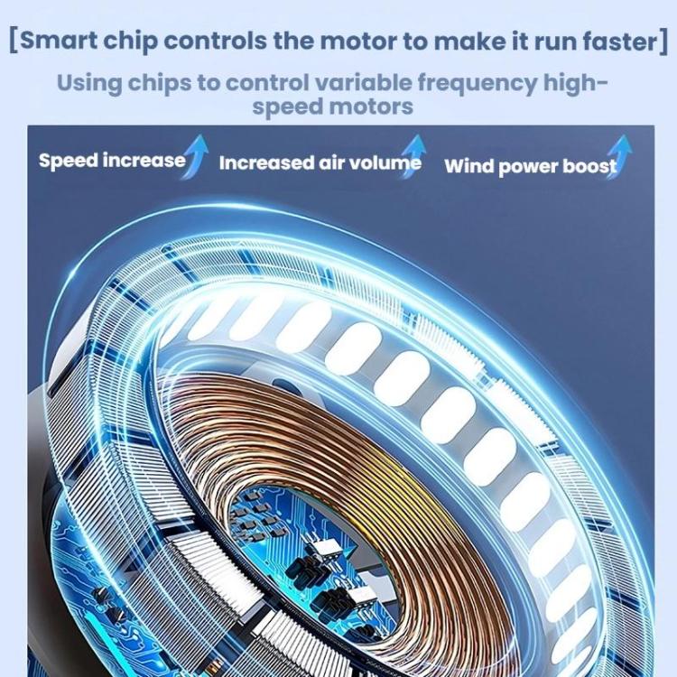 High-speed Waist-mounted Fan Outdoor Clip-on USB Mini Fan