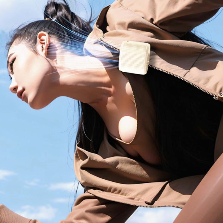 High-speed Waist-mounted Fan Outdoor Clip-on USB Mini Fan