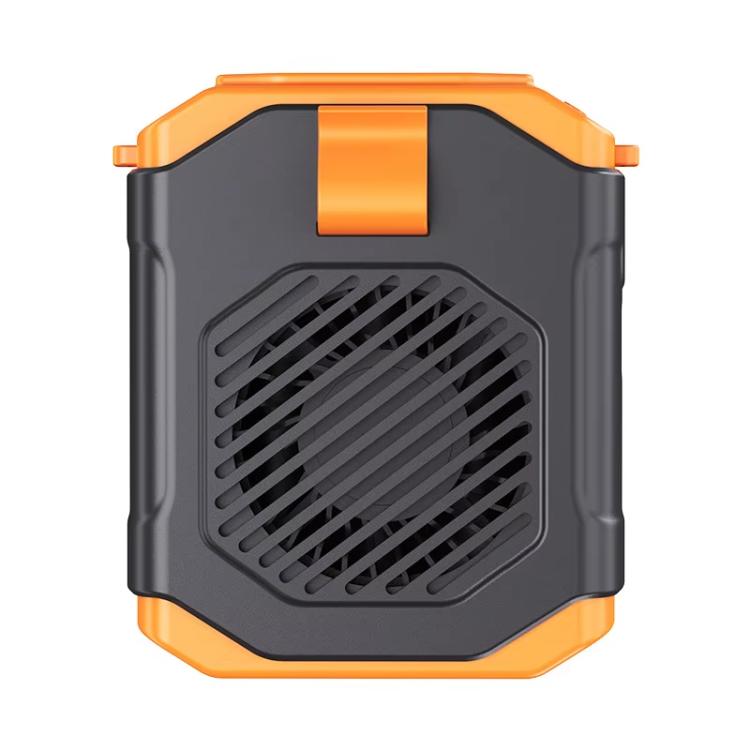 F31 Rechargeable Waist-Mounted Clip Fan With 5-Speed Adjustable Airflow, Stand & Flashlight