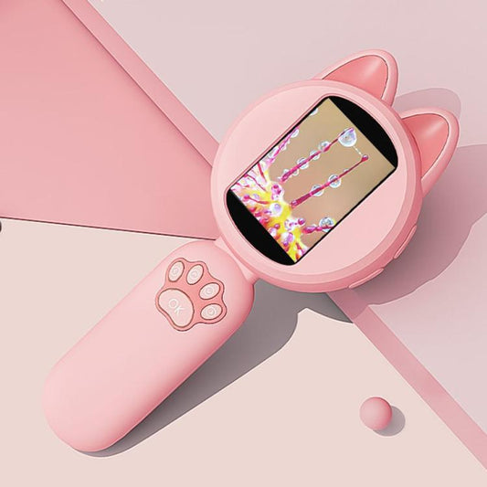 HM020B 4X HD Handheld Children Electronic Magnifier With Screen 2MP Digital Microscope