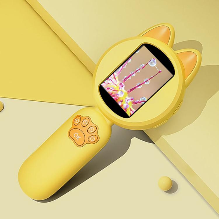 HM020B 4X HD Handheld Children Electronic Magnifier With Screen 2MP Digital Microscope