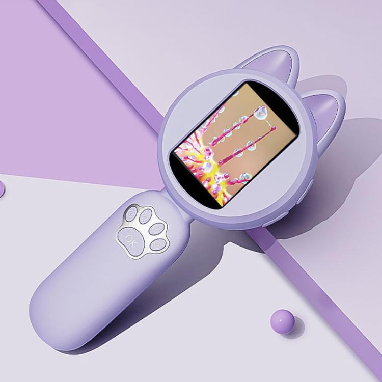 HM020B 4X HD Handheld Children Electronic Magnifier With Screen 2MP Digital Microscope