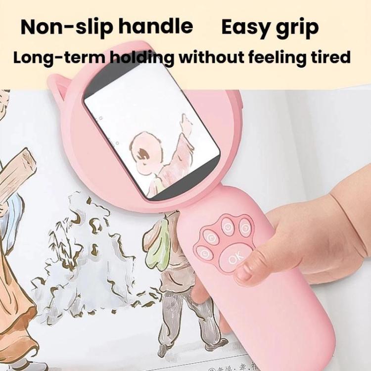 HM020B 4X HD Handheld Children Electronic Magnifier With Screen 2MP Digital Microscope