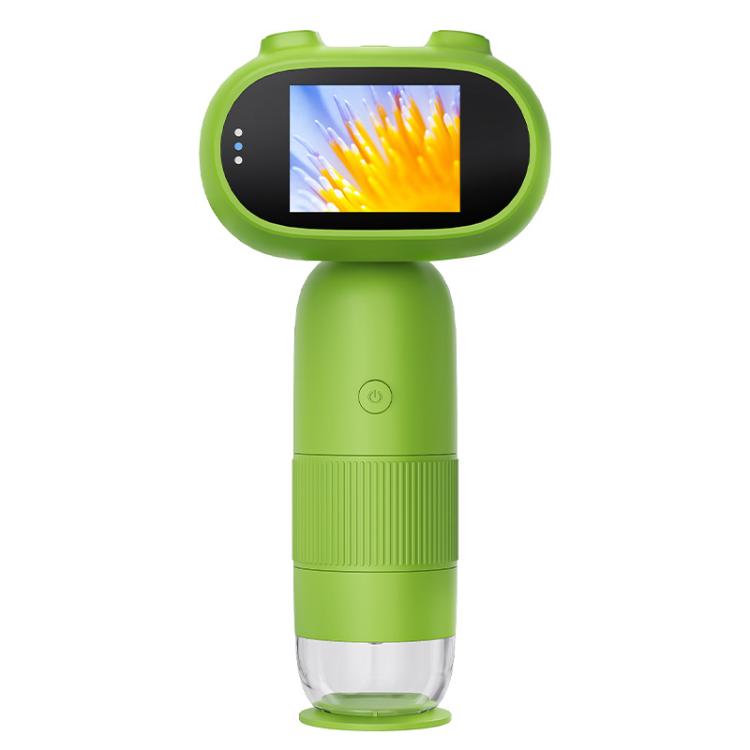 Cartoon HD Children Digital Electronic Microscope With Screen Handheld Portable Magnifier
