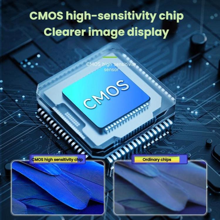 Cartoon HD Children Digital Electronic Microscope With Screen Handheld Portable Magnifier