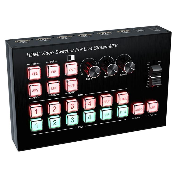 4 In 2 Out HDMI Guide Switchboard Type-C Capture Port OSD Display Game Switcher