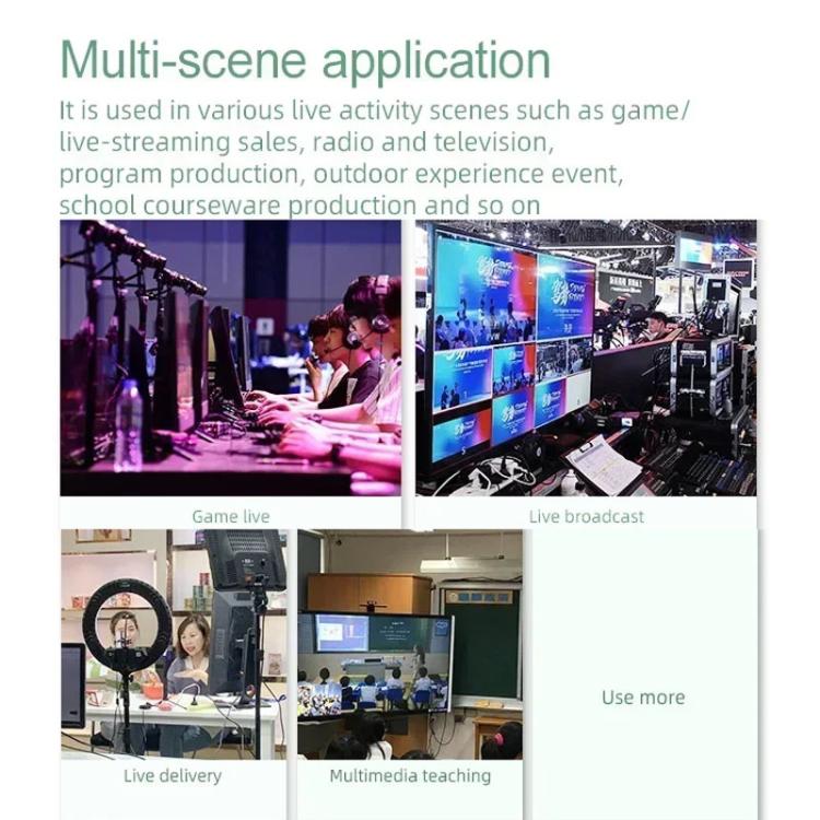 4 In 2 Out HDMI Guide Switchboard Type-C Capture Port OSD Display Game Switcher