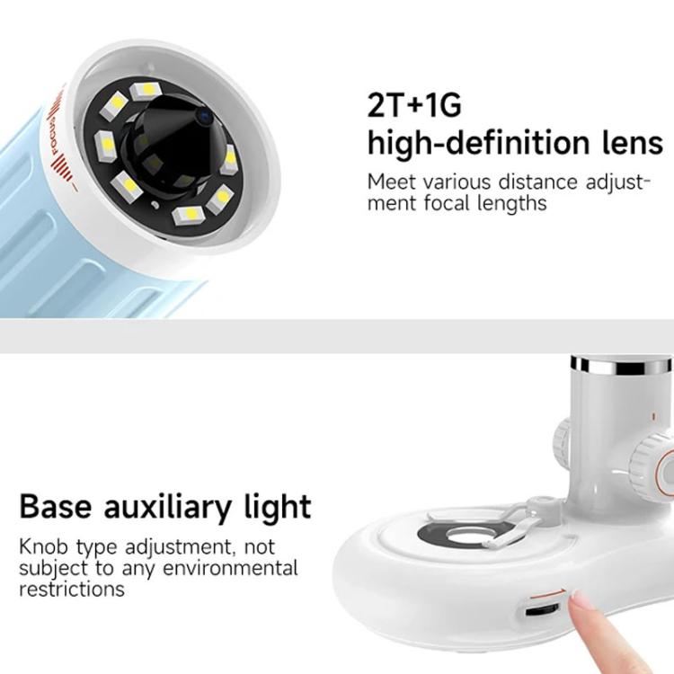 50-1000X Portable WiFi Digital Microscope Wireless HD Magnifier For Kids