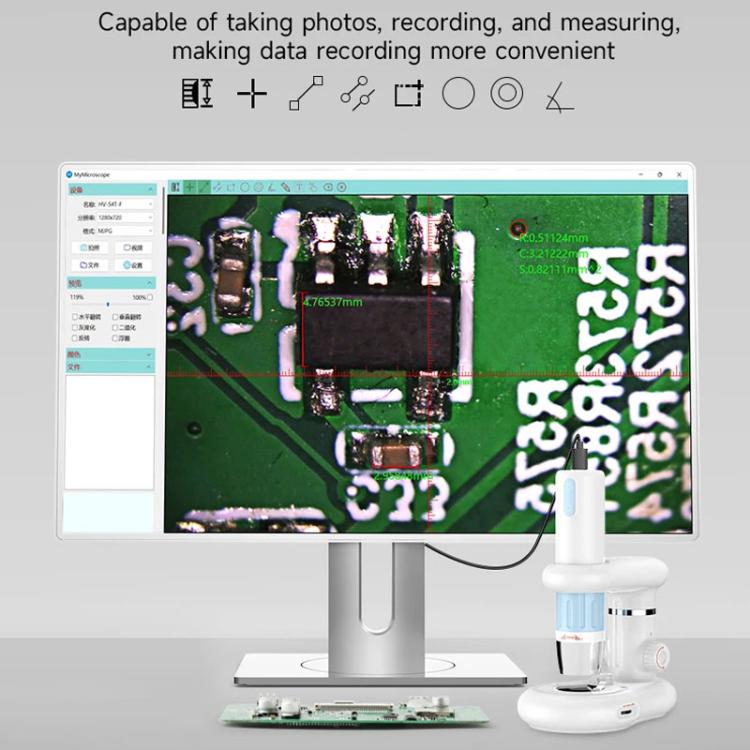 50-1000X Portable WiFi Digital Microscope Wireless HD Magnifier For Kids