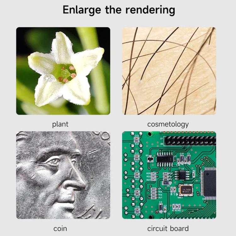 50-1000X Portable WiFi Digital Microscope Wireless HD Magnifier For Kids