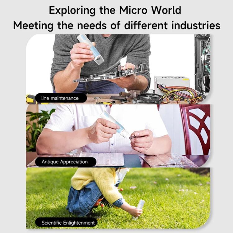 50-1000X Portable WiFi Digital Microscope Wireless HD Magnifier For Kids
