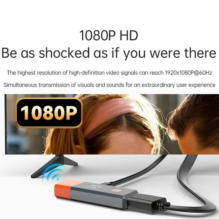 HDMI Wireless Transmitter 50M Signal Extension 1080P WIFI Computer Wireless Casting Same Screen, Transmitter + Receiver