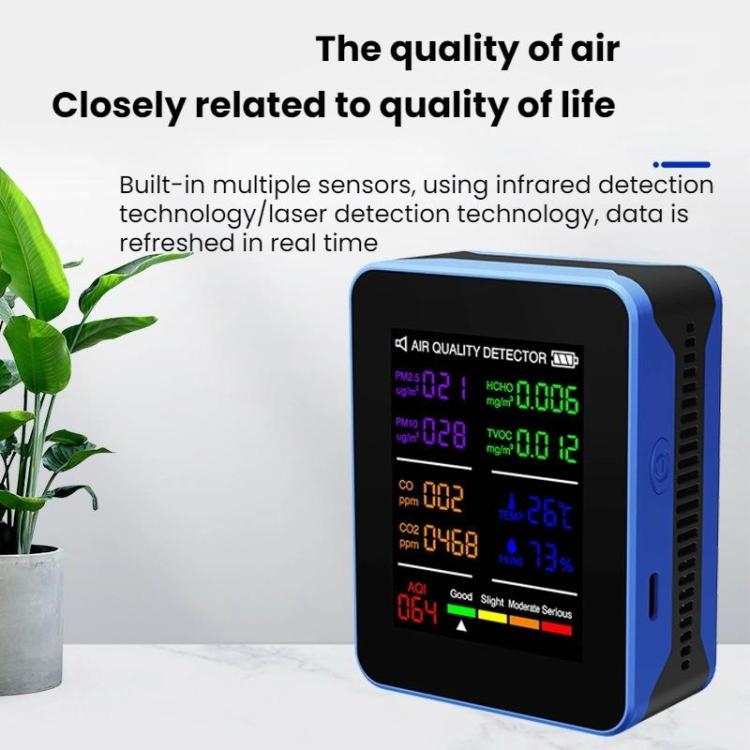 Multifunctional CO2 Air Quality Environmental Monitor