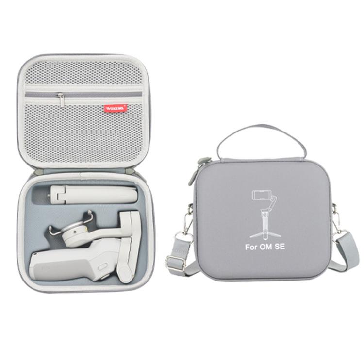 WOKEMA Handheld Gimbal Stabilizer Storage Bag, For DJI OSMO Mobile 4 / SE PU Leather, For DJI OSMO Mobile 4 / SE PU Black, For DJI OSMO Mobile 6 PU Leather, For DJI OSMO Mobile 6 PU Black