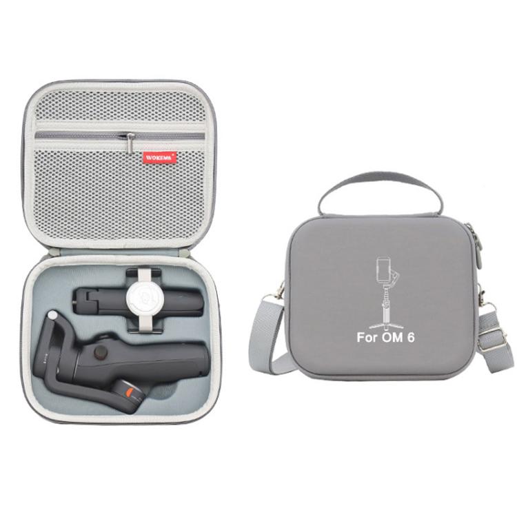 WOKEMA Handheld Gimbal Stabilizer Storage Bag, For DJI OSMO Mobile 4 / SE PU Leather, For DJI OSMO Mobile 4 / SE PU Black, For DJI OSMO Mobile 6 PU Leather, For DJI OSMO Mobile 6 PU Black